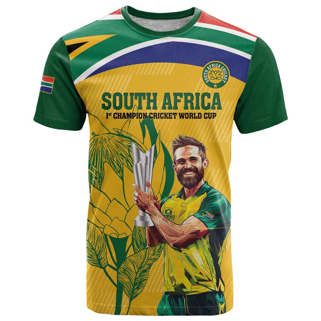 South Africa Cricket T Shirt 1st Champions World Cup Proud Of Our Boys