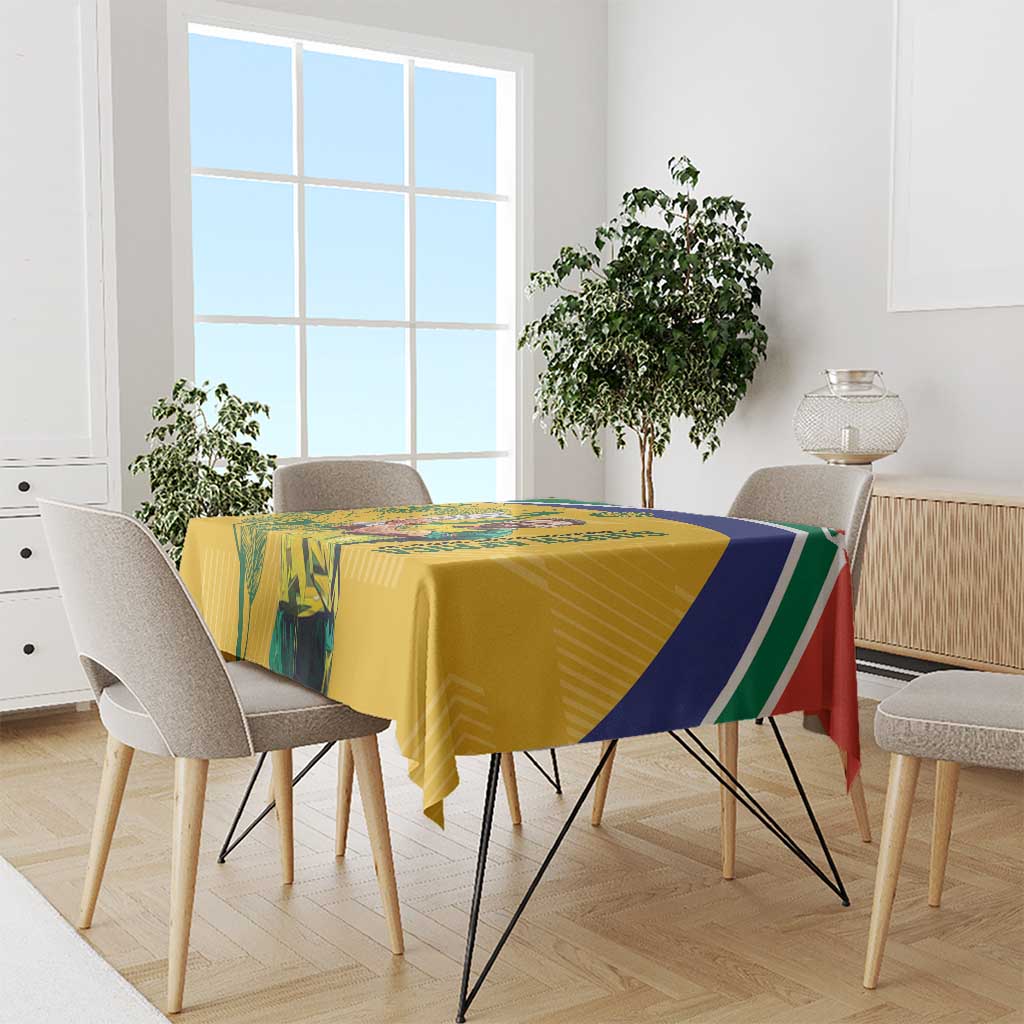 South Africa Cricket Tablecloth 1st Champions World Cup Proud Of Our Boys