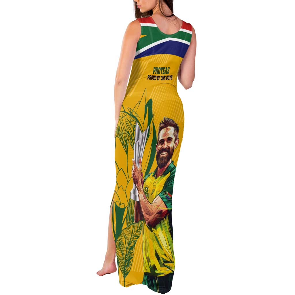 South Africa Cricket Tank Maxi Dress 1st Champions World Cup Proud Of Our Boys