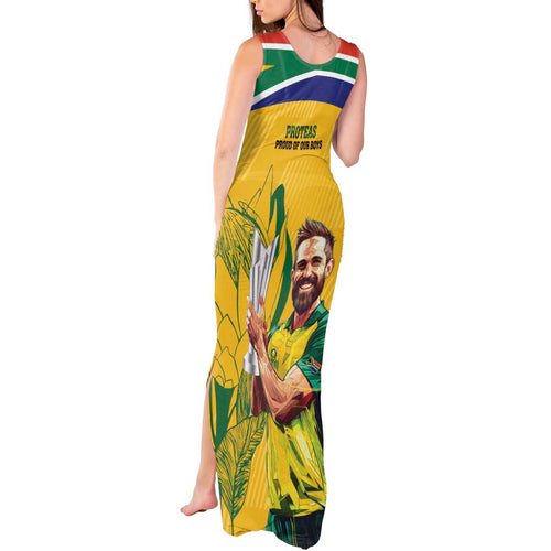 South Africa Cricket Tank Maxi Dress 1st Champions World Cup Proud Of Our Boys