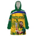South Africa Cricket Wearable Blanket Hoodie 1st Champions World Cup Proud Of Our Boys