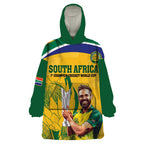 South Africa Cricket Wearable Blanket Hoodie 1st Champions World Cup Proud Of Our Boys