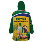 South Africa Cricket Wearable Blanket Hoodie 1st Champions World Cup Proud Of Our Boys