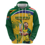 South Africa Cricket Zip Hoodie 1st Champions World Cup Proud Of Our Boys