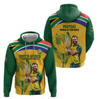 South Africa Cricket Zip Hoodie 1st Champions World Cup Proud Of Our Boys
