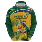 South Africa Cricket Zip Hoodie 1st Champions World Cup Proud Of Our Boys