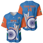 Custom India Cricket Baseball Jersey 2nd Champions World Cup Men In Blue