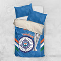 Custom India Cricket Bedding Set 2nd Champions World Cup Men In Blue