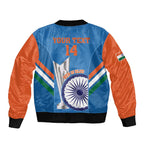 Custom India Cricket Bomber Jacket 2nd Champions World Cup Men In Blue