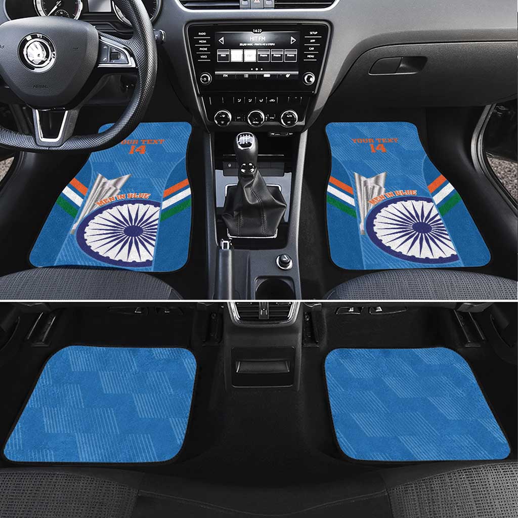 Custom India Cricket Car Mats 2nd Champions World Cup Men In Blue