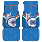Custom India Cricket Car Mats 2nd Champions World Cup Men In Blue
