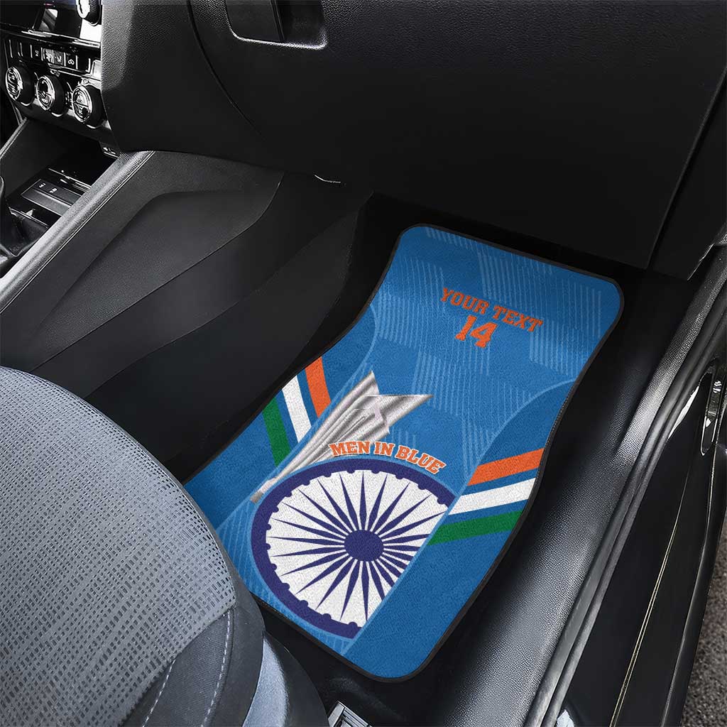 Custom India Cricket Car Mats 2nd Champions World Cup Men In Blue