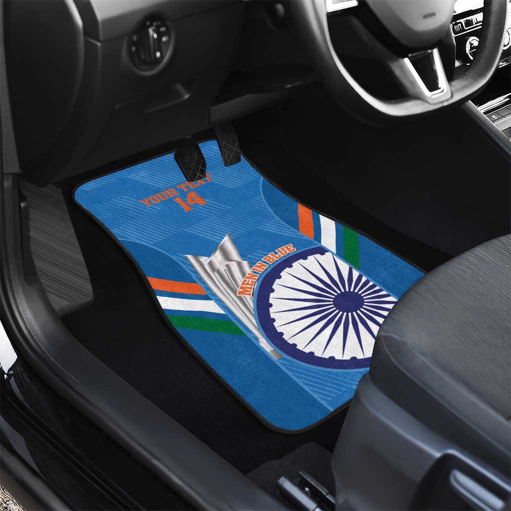 Custom India Cricket Car Mats 2nd Champions World Cup Men In Blue