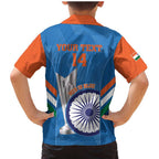 Custom India Cricket Family Matching Mermaid Dress and Hawaiian Shirt 2nd Champions World Cup Men In Blue
