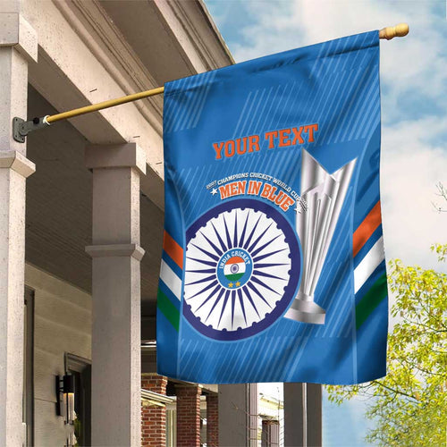 Custom India Cricket Garden Flag 2nd Champions World Cup Men In Blue