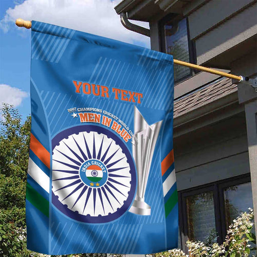Custom India Cricket Garden Flag 2nd Champions World Cup Men In Blue
