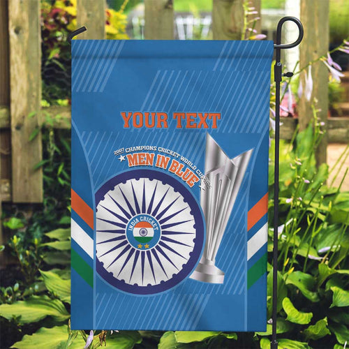 Custom India Cricket Garden Flag 2nd Champions World Cup Men In Blue