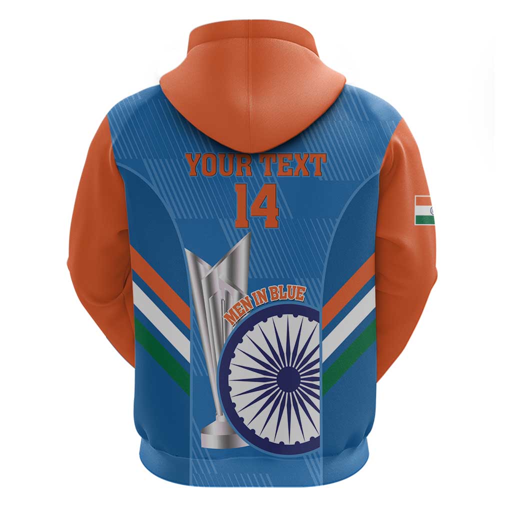 Custom India Cricket Hoodie 2nd Champions World Cup Men In Blue