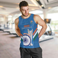 Custom India Cricket Men Tank Top 2nd Champions World Cup Men In Blue