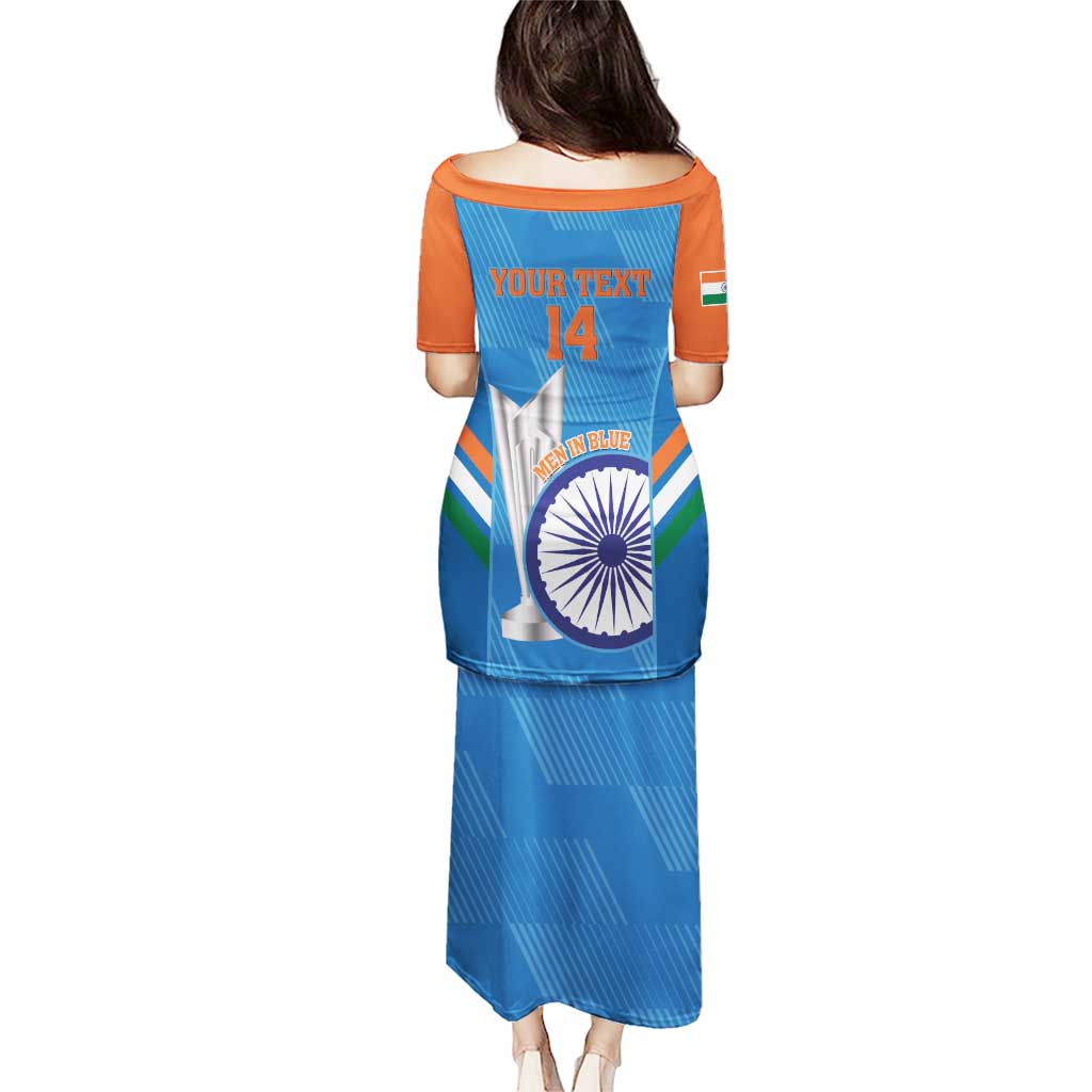 Custom India Cricket Puletasi 2nd Champions World Cup Men In Blue