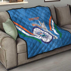 Custom India Cricket Quilt 2nd Champions World Cup Men In Blue