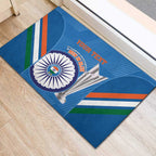 Custom India Cricket Rubber Doormat 2nd Champions World Cup Men In Blue