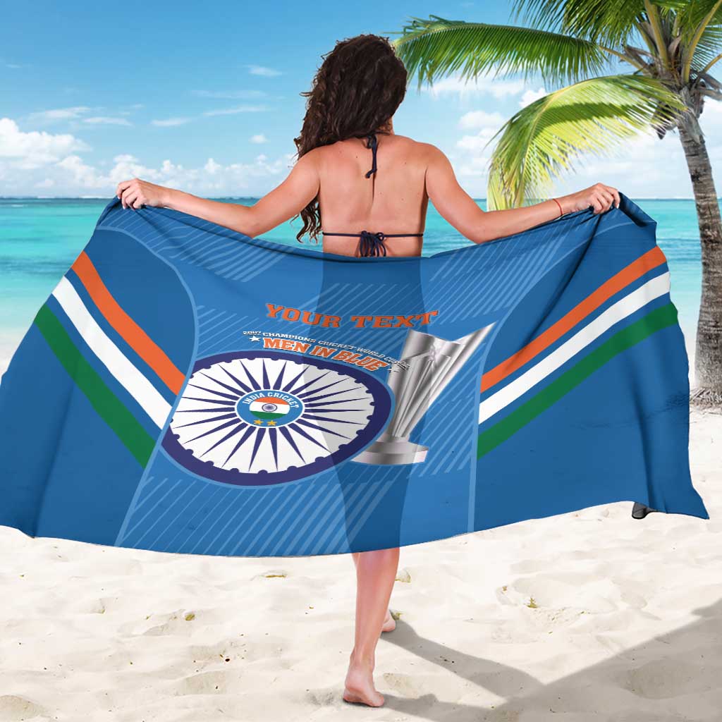 Custom India Cricket Sarong 2nd Champions World Cup Men In Blue