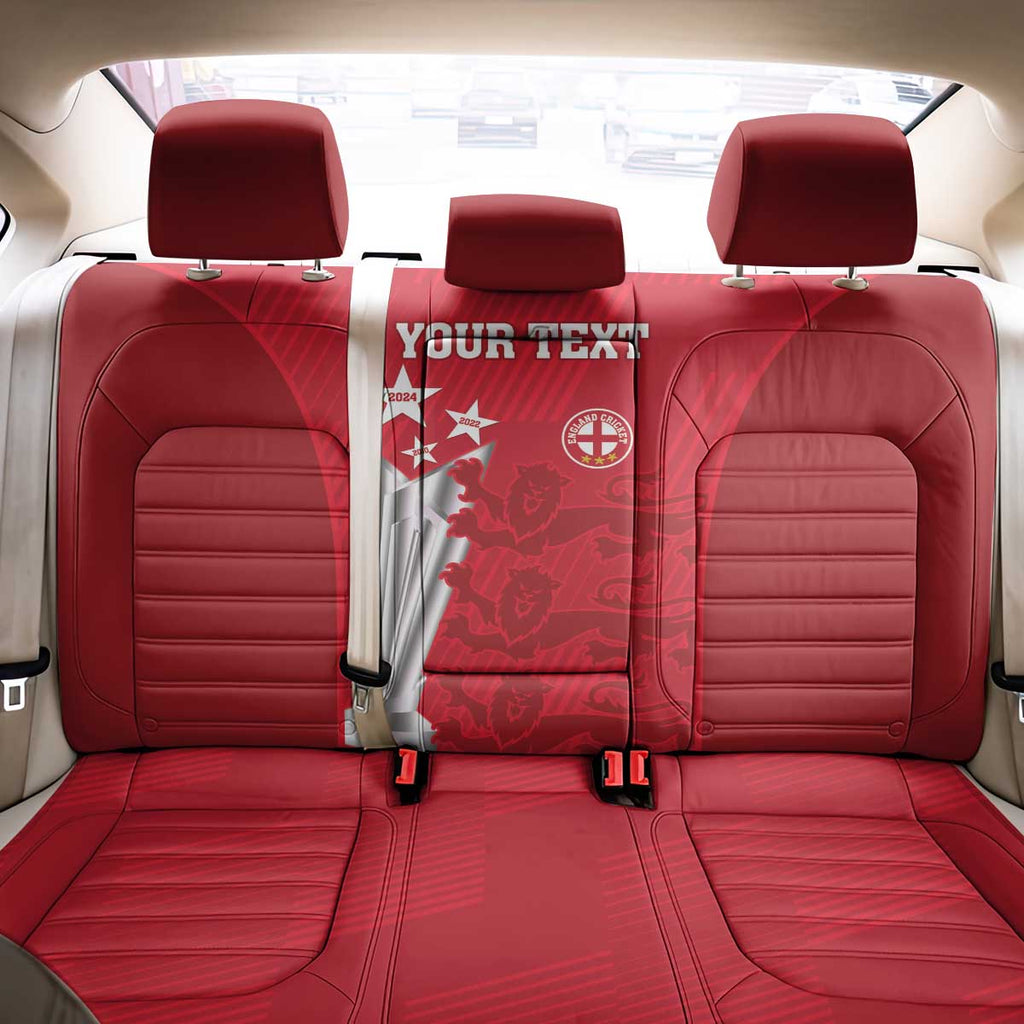 Custom England Cricket Back Car Seat Cover 3rd Champions World Cup Proud