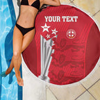 Custom England Cricket Beach Blanket 3rd Champions World Cup Proud