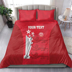 Custom England Cricket Bedding Set 3rd Champions World Cup Proud