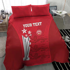 Custom England Cricket Bedding Set 3rd Champions World Cup Proud