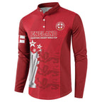 Custom England Cricket Button Sweatshirt 3rd Champions World Cup Proud