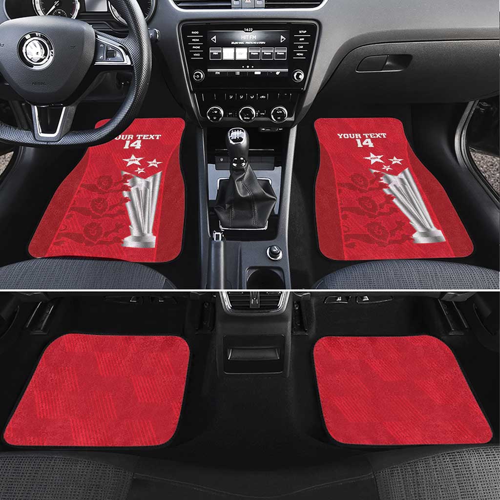 Custom England Cricket Car Mats 3rd Champions World Cup Proud