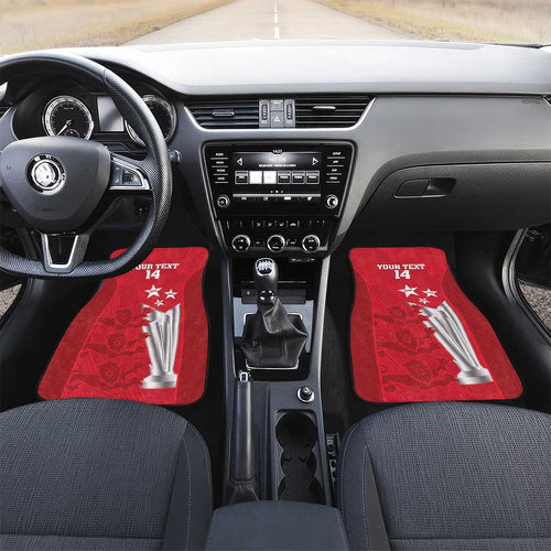 Custom England Cricket Car Mats 3rd Champions World Cup Proud
