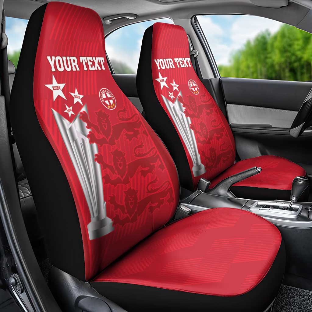 Custom England Cricket Car Seat Cover 3rd Champions World Cup Proud