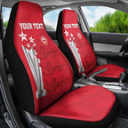 Custom England Cricket Car Seat Cover 3rd Champions World Cup Proud