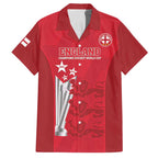 Custom England Cricket Family Matching Long Sleeve Bodycon Dress and Hawaiian Shirt 3rd Champions World Cup Proud
