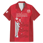 Custom England Cricket Family Matching Mermaid Dress and Hawaiian Shirt 3rd Champions World Cup Proud