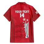Custom England Cricket Family Matching Mermaid Dress and Hawaiian Shirt 3rd Champions World Cup Proud