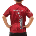 Custom England Cricket Family Matching Off Shoulder Short Dress and Hawaiian Shirt 3rd Champions World Cup Proud