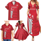 Custom England Cricket Family Matching Summer Maxi Dress and Hawaiian Shirt 3rd Champions World Cup Proud