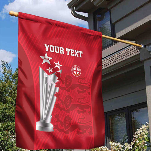 Custom England Cricket Garden Flag 3rd Champions World Cup Proud