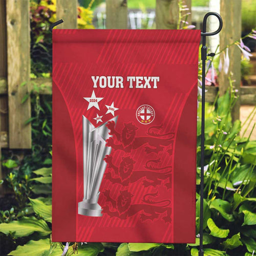 Custom England Cricket Garden Flag 3rd Champions World Cup Proud