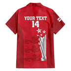 Custom England Cricket Hawaiian Shirt 3rd Champions World Cup Proud