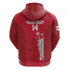 Custom England Cricket Hoodie 3rd Champions World Cup Proud