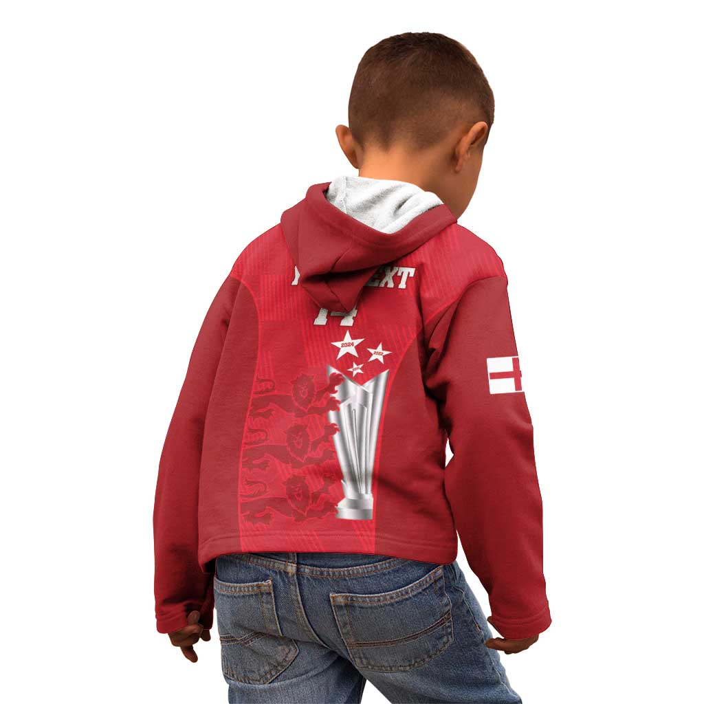 Custom England Cricket Kid Hoodie 3rd Champions World Cup Proud