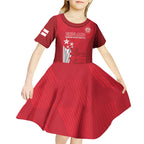 Custom England Cricket Kid Short Sleeve Dress 3rd Champions World Cup Proud