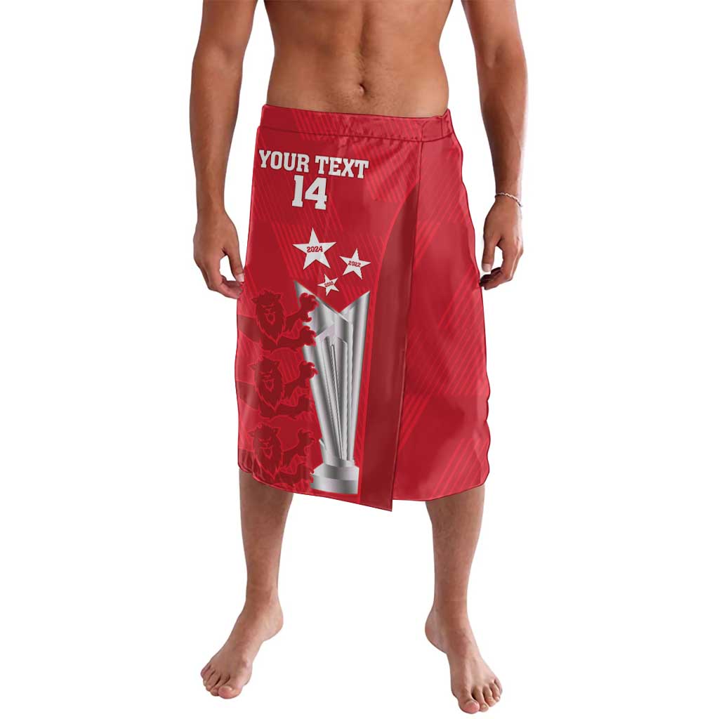 Custom England Cricket Lavalava 3rd Champions World Cup Proud