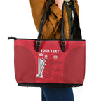 Custom England Cricket Leather Tote Bag 3rd Champions World Cup Proud
