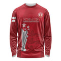 Custom England Cricket Long Sleeve Shirt 3rd Champions World Cup Proud